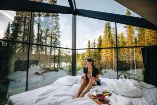 Курортные отели Magical Pond Nature Igloos Рука Трехместный номер с окном-15