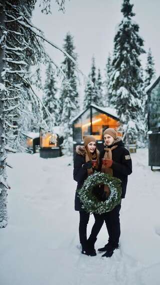 Курортные отели Magical Pond Nature Igloos Рука Трехместный номер с окном-5